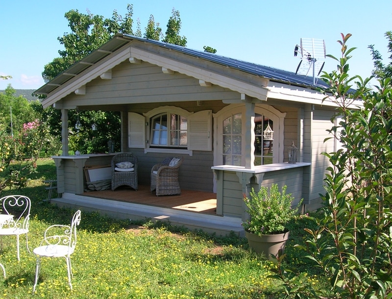 Chalet en bois Mississippi en 45 mm 