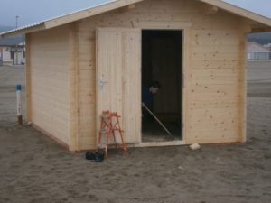 chalet en bois sur mesure plage