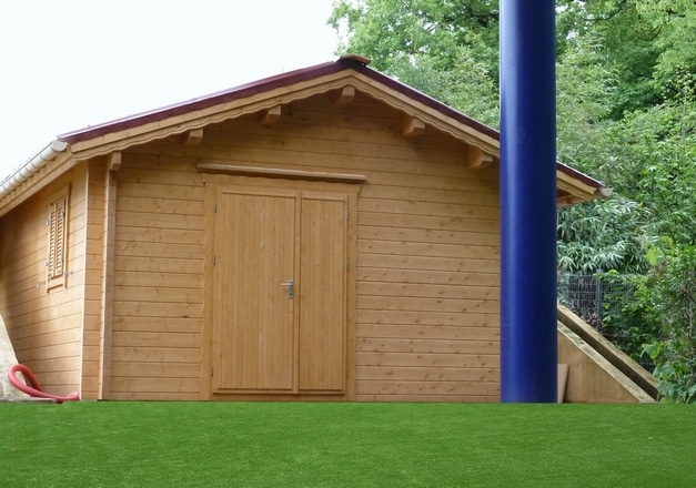 garage en bois 