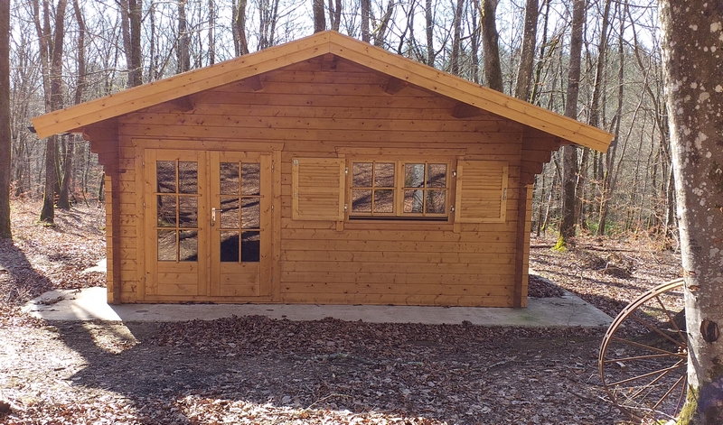 chalet en bois kit