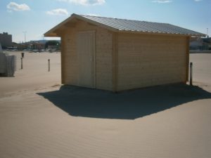 chalet en bois sur mesure plage