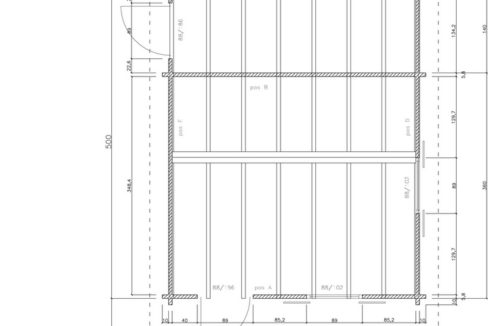 chalet en bois bristol de 20m2 en 58mm