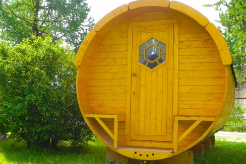 chalets-en-bois tonneau de camping habitat insolite