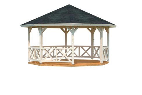 Tonnelle de jardin en bois 18m2 bessy