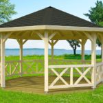 Tonnelle de jardin en bois 18m2