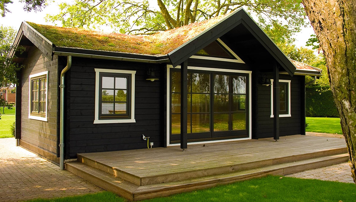 Chalet en bois en kit semi habitable