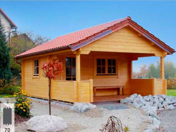 Chalet en bois habitable livré monté - Hédonia