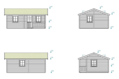 habitation legere de loisirs en bois