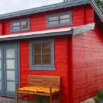 Chalet bois double pente de toit ultrecht