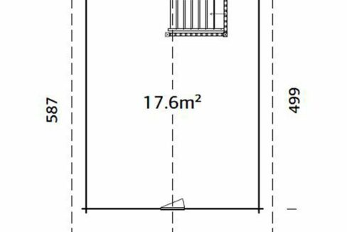 plan chalet 18m2-etage