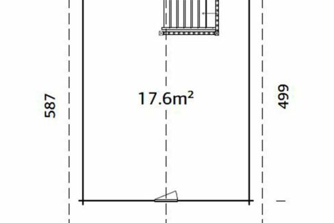 plan chalet 18m2-etage