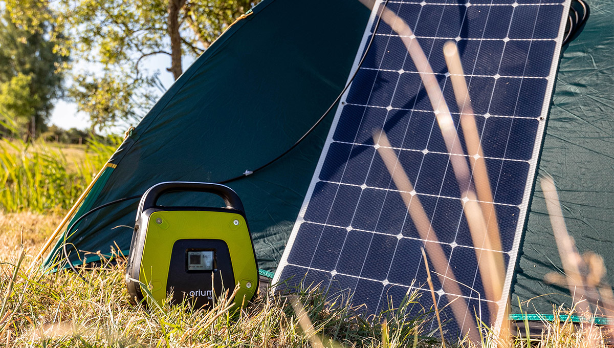 Pack Complet Batterie Externe IZYWATT 500 + Panneau Solaire Autonome semi-flexible 120W Sunpower
