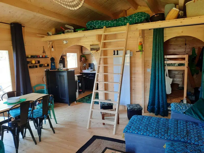 Interieur chalet en bois en kit ranch