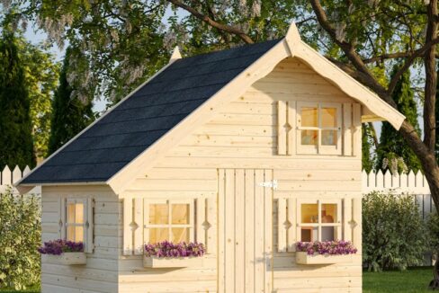 cabane en bois enfant maisonnette 3.8m2