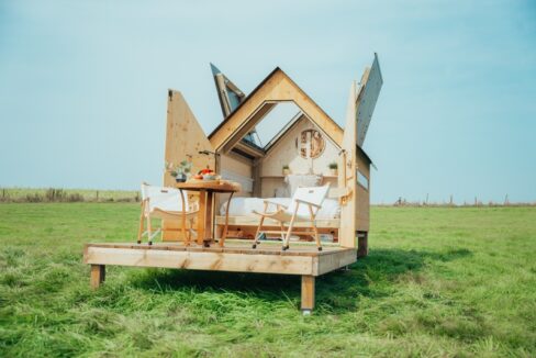 Cabane insolite Hut'Op toit ouvert