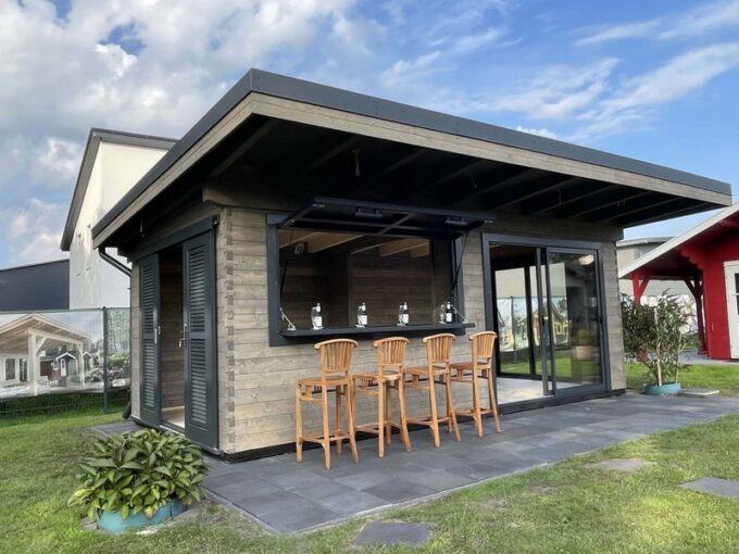 cuisine de jardin pool house en kit