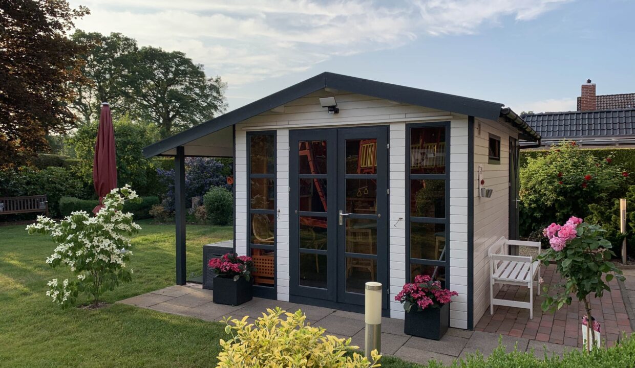Abri de jardin bois 12,3 m² MH2 3030 S100 AN + 125 SD - vue 2