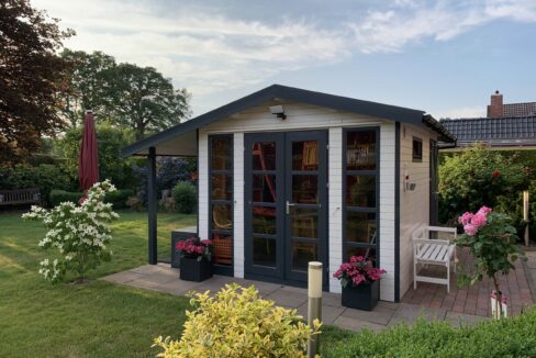 Abri de jardin bois 12,3 m² MH2 3030 S100 AN + 125 SD - vue 2