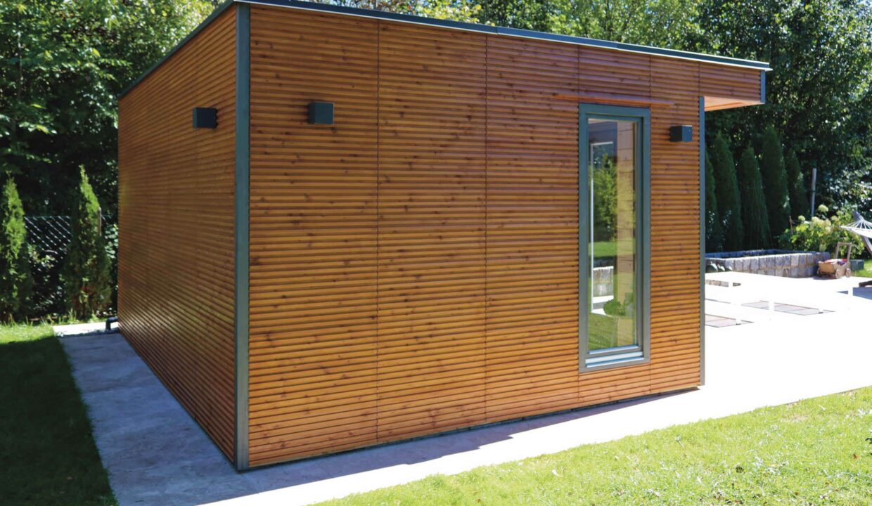Studio bien-être en bois 14 m² Cubo 3549 - vue 4