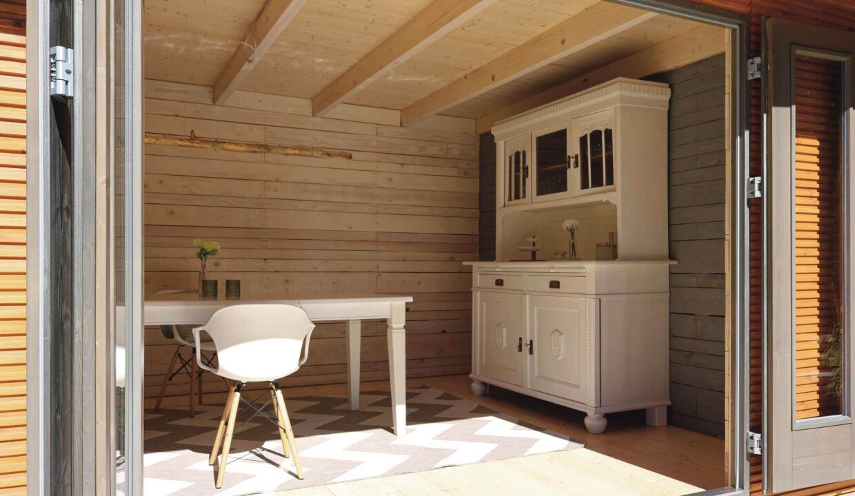 Studio bien-être en bois 14 m² Cubo 3549 - vue 1