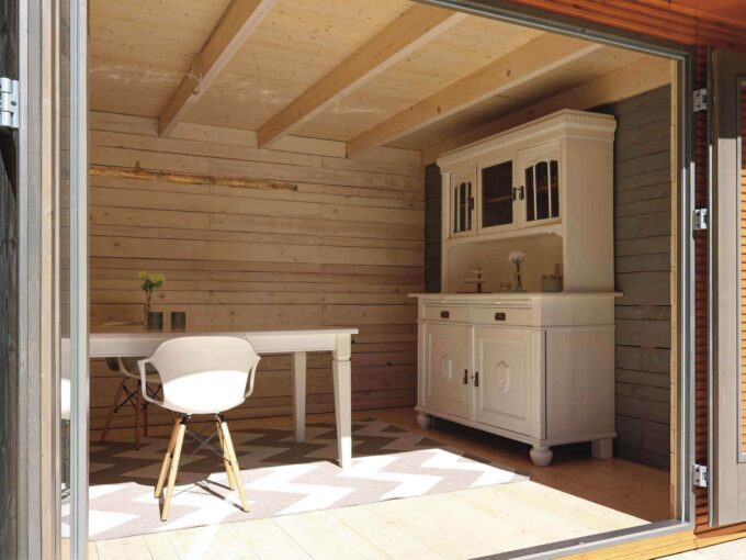 Studio bien-être en bois 14 m² Cubo 3549 - vue 1