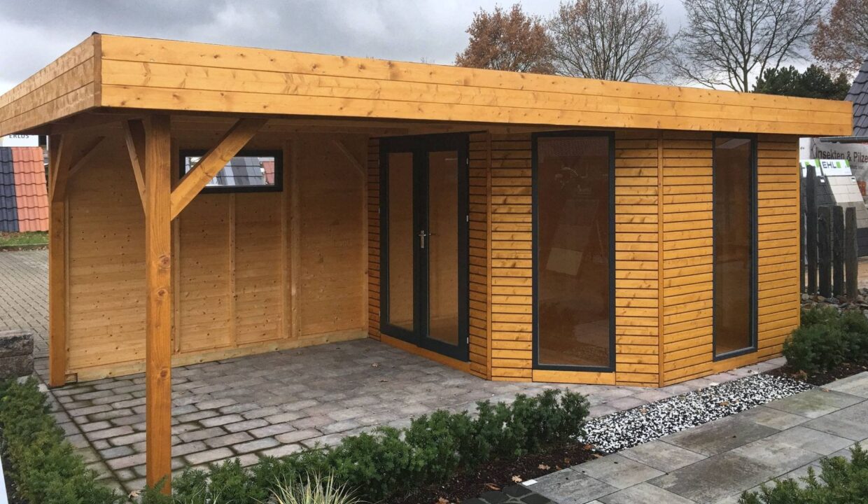 Abri de jardin bois 9 m² MH2 3030 PD + 300 AN - vue 1