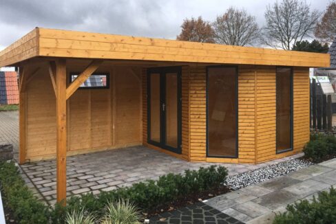 Abri de jardin bois 9 m² MH2 3030 PD + 300 AN - vue 1