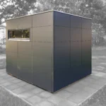 Abri de jardin en bois MH1 CUBO HPL 2530 - 7,5 m² - vue 1