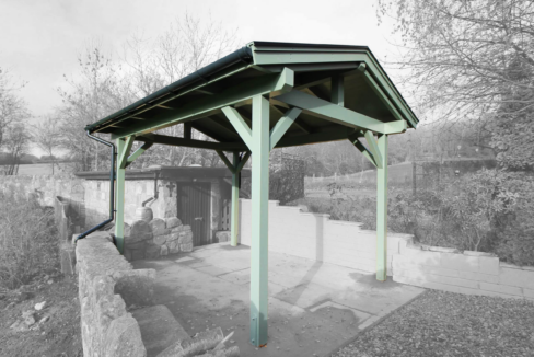 CARPORT SCOTLAND - 10,83 m² - vue 1
