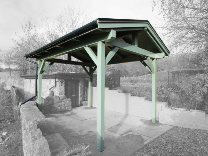 CARPORT SCOTLAND - 10,83 m² - vue 1