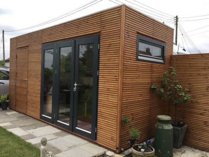 Bureau de jardin bois 10 m² Cubo - vue 1