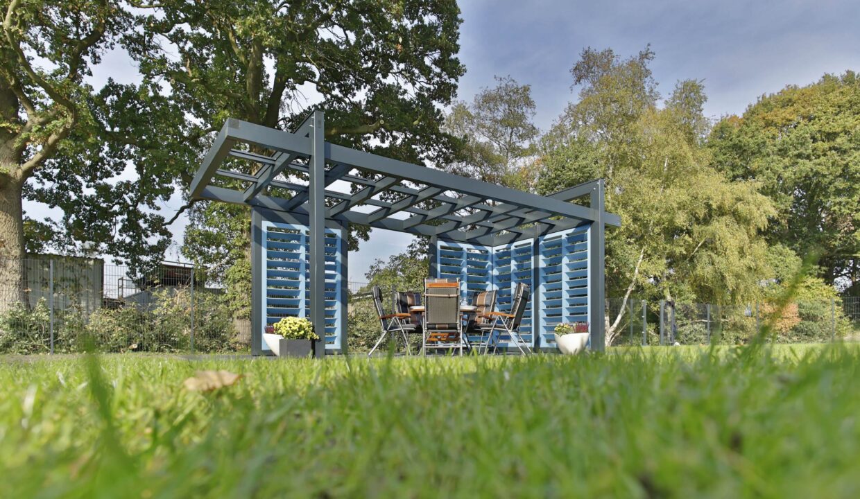 Construction de jardin en bois 14 m² Pergola - vue 2