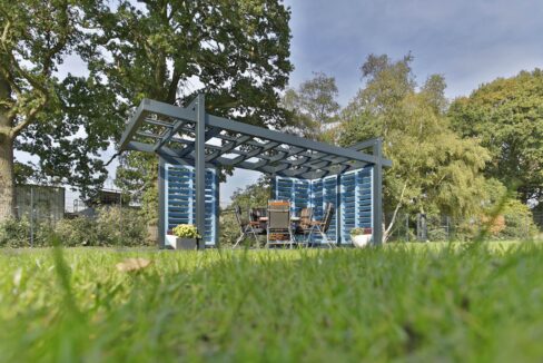 Construction de jardin en bois 14 m² Pergola - vue 2