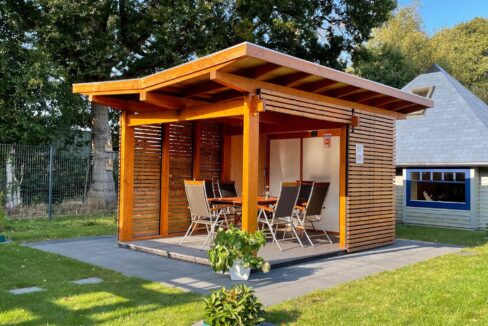Pavillon de jardin en bois 12 m² Helena 3040 - vue 1