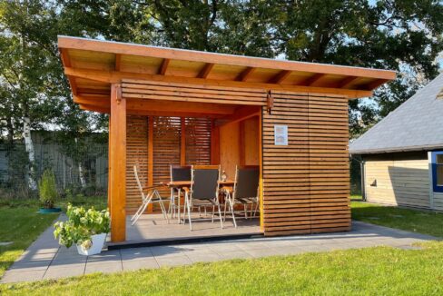 Pavillon de jardin en bois 12 m² Helena 3040 - vue 2