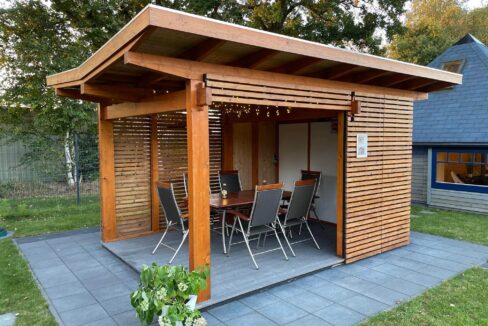 Pavillon de jardin en bois 12 m² Helena 3040 - vue 3