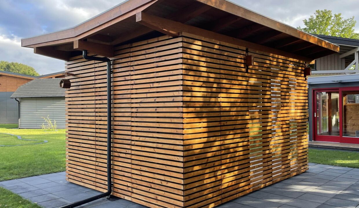 Pavillon de jardin en bois 12 m² Helena 3040 - vue 4