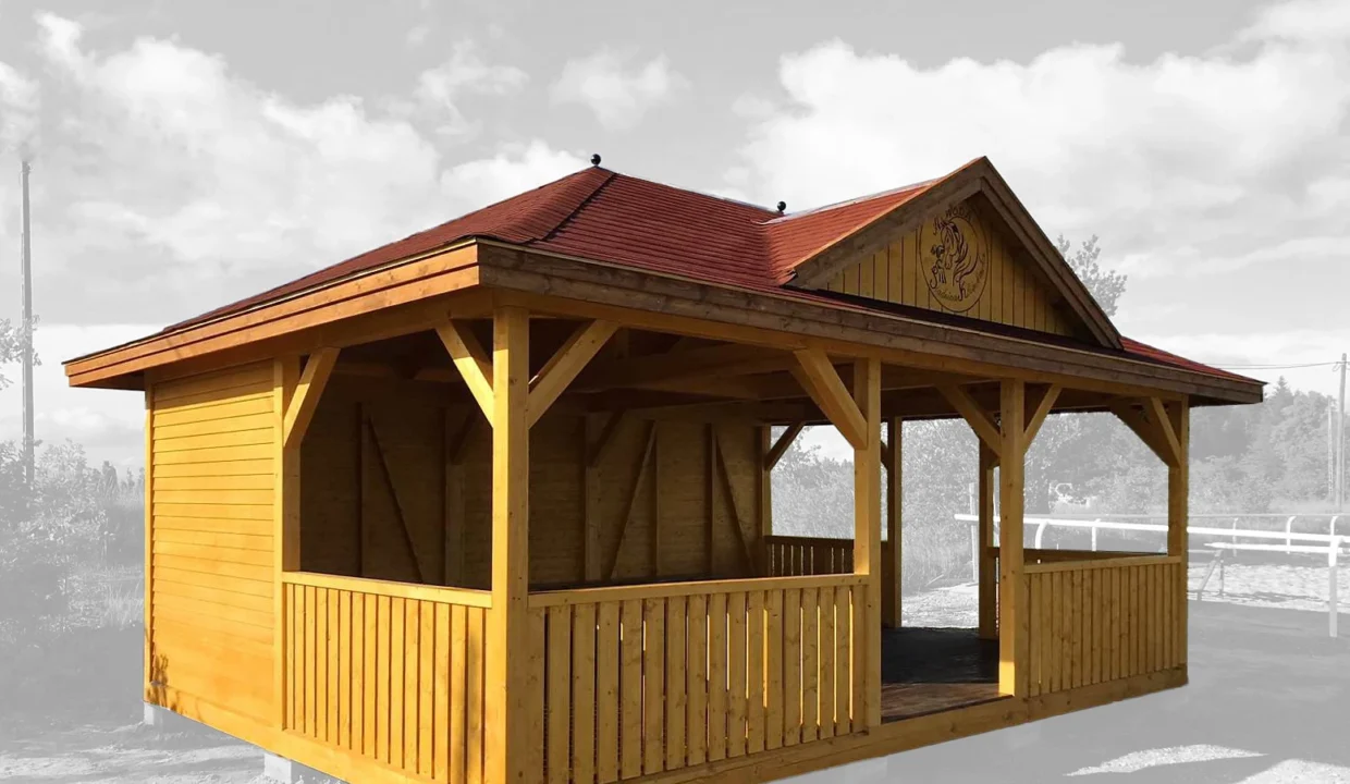 Construction de jardin en bois 35 m² Helena 7050 - vue 1