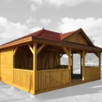 Construction de jardin en bois 35 m² Helena 7050 - vue 1