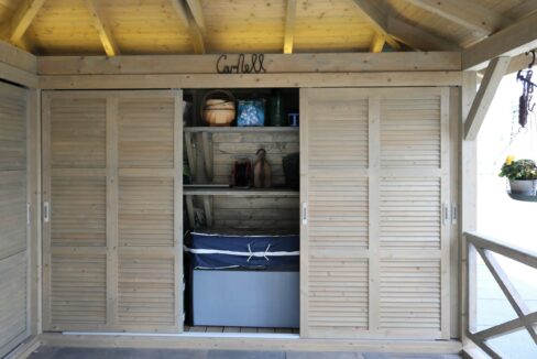 Pavillon de jardin en bois 20,25 m² Helena 4545 - vue 2