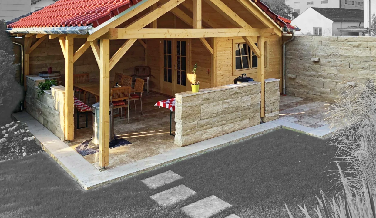 Construction de jardin en bois 22,47 m² Helena 4254 - vue 1