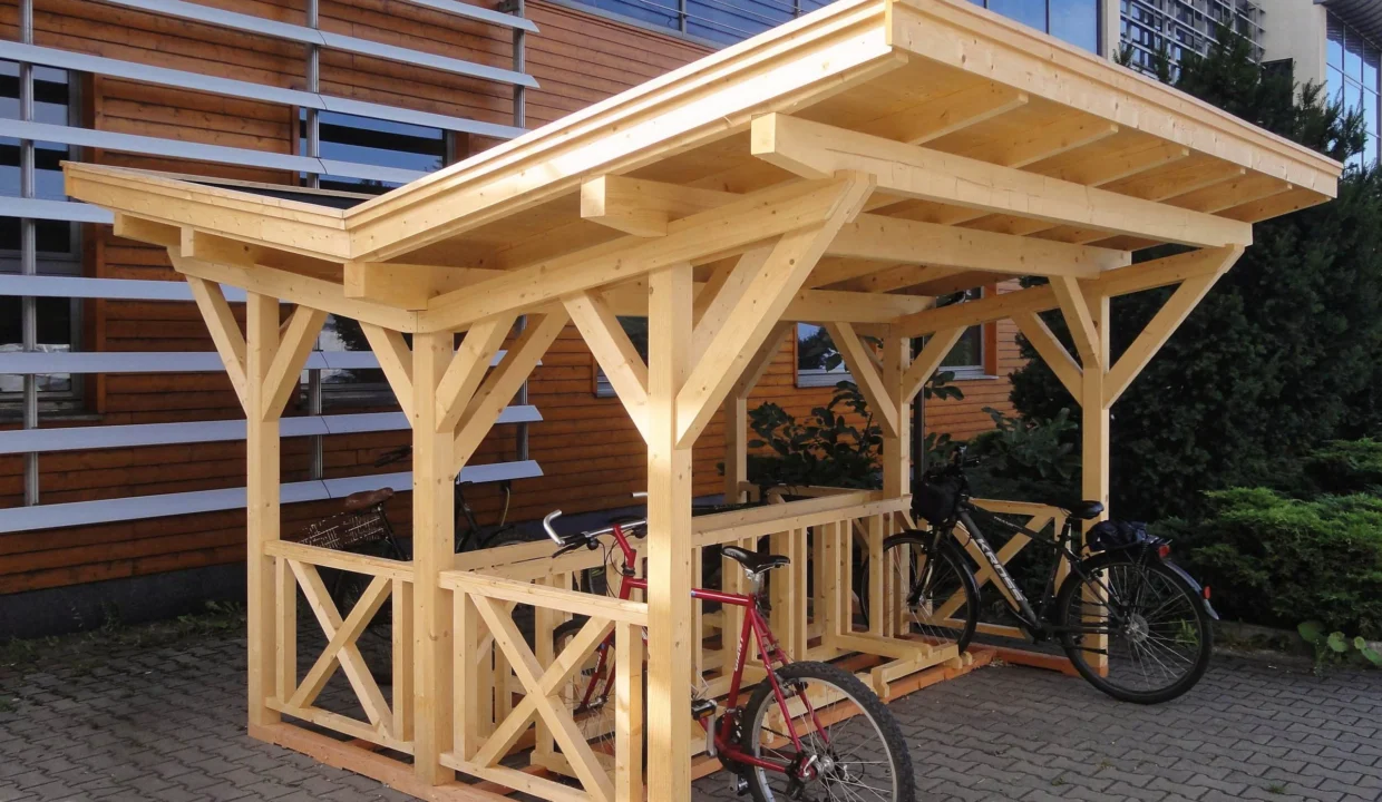 Carport BIKEPORT 14 - 8,16 m² - vue 1