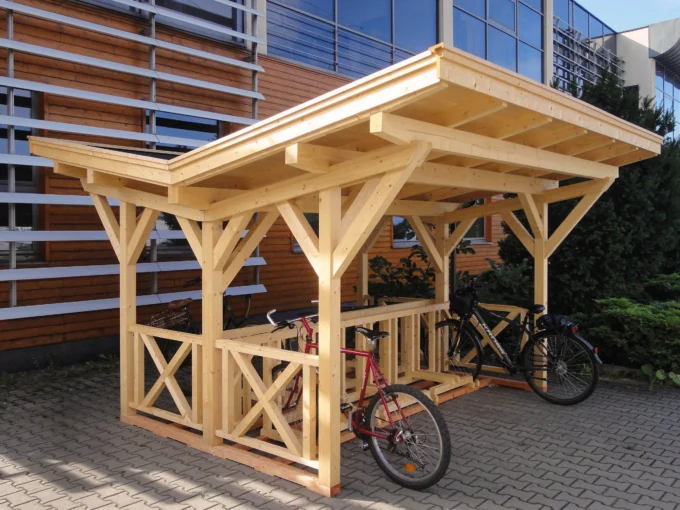 Carport BIKEPORT 14 - 8,16 m² - vue 1