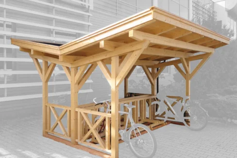 Carport BIKEPORT 14 - 8,16 m² - vue 2