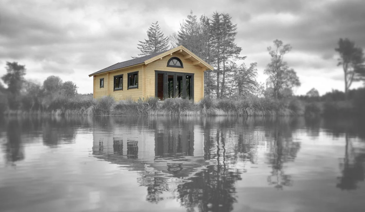 Chalet en bois 38,25 m² Riverhouse - vue 2