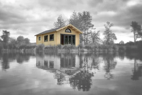 Chalet en bois 38,25 m² Riverhouse - vue 2