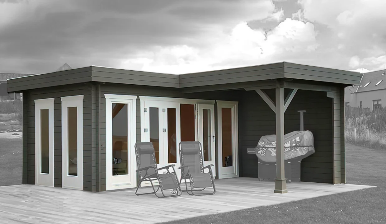 Abri de jardin bois m² Highland - vue 1