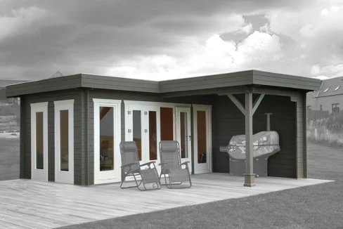 Abri de jardin bois  m² Highland - vue 1