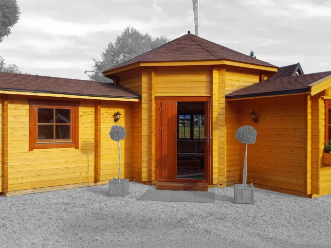 Chalet de jardin en bois 43,02 m² Harzburg - vue 1