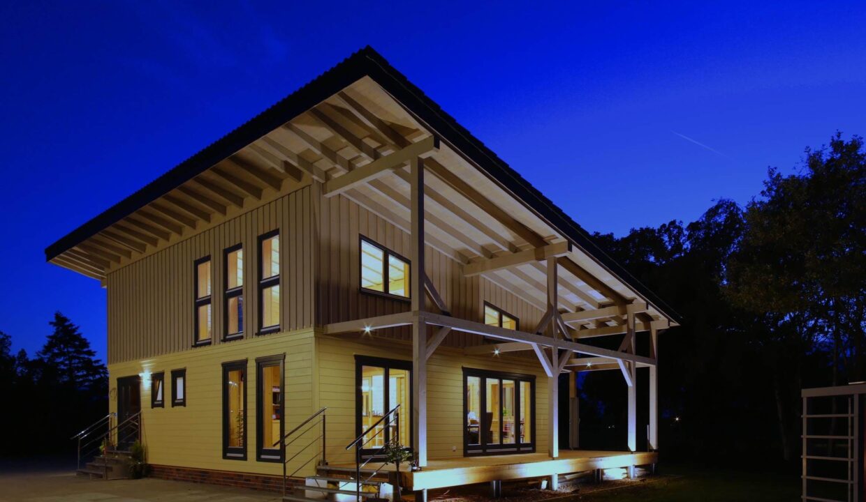 Chalet en bois 83,64 m² Office - vue 2